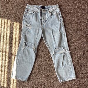 Lucky Brand 90s loose high-rise crop